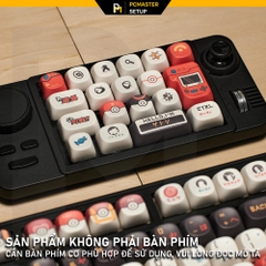 Keycaps pbt Pokemon Go ( profile MOA/PBT/dyesub 5D )