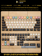 Keycaps pbt Sweet Chese Ice ( profile MOA/PBT/dyesub 5D )