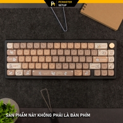 Keycaps pbt Naughty Cat ( profile MAO/130 nút/dyesub 5D )