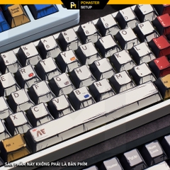 Keycap pbt Comic cạnh dày 1.6mm profile cherry  dyesub 5D không mờ