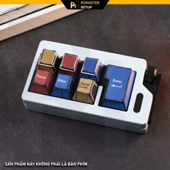 Keycap pbt Comic cạnh dày 1.6mm profile cherry  dyesub 5D không mờ