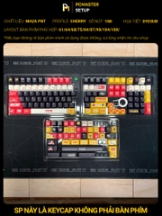 Keycaps pbt Deadpool & Wolverine ( profile Cherry/PBT/dyesub 5D )
