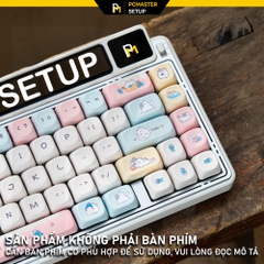 Keycaps pbt Hide And Seek ( profile MOA/PBT/dyesub 5D )