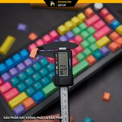 Keycap pbt Wind Break profile cherry họa tiết dyesub 5 mặt không mờ