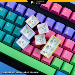 Keycap pbt Wind Break profile cherry họa tiết dyesub 5 mặt không mờ