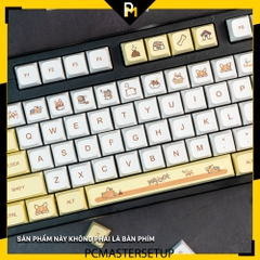 Keycap Corgi chất liệu pbt chiều cao XDA dày 1,5mm cao 9,5mm Fullbox- Pcmaster 