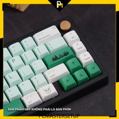 Keycap Green Forest chất liệu nhựa PBT profile XDA cao 9.5mm dày 1.5mm 