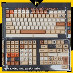 Keycap Retro Stamp chất liệu nhựa pbt profile cherry công nghệ in dyesub không mờ 