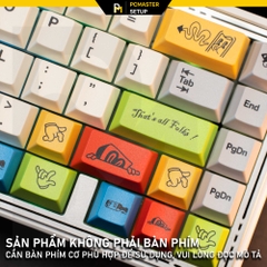 Keycap Rubber Hose ( Dyesub 5D/ PBT/ Cherry Profile)