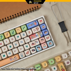 Keycap pbt Shinosuke Moa Profile hoạ tiết dyesub không mờ