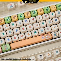 Keycap pbt Shinosuke Moa Profile hoạ tiết dyesub không mờ