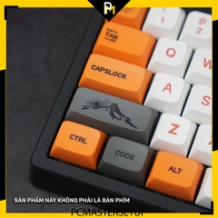 Keycap Sunset hoàng hôn xda profile nhựa PBT cao cấp in dyesub không mờ 