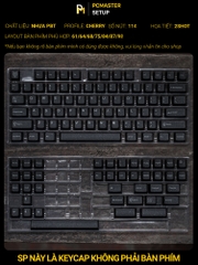 Keycap Doubleshot Aifei WOB v3 Galaxy - ABS - Cherry Profile 