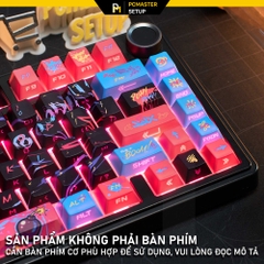 Keycap xuyen led JINX (Doube Shot + Dyesub / PBT/ Profile Cherry)