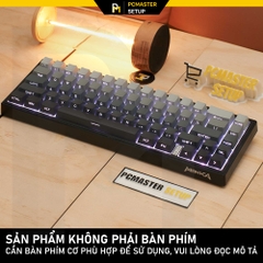 Keycap xuyên led SidePrint Smoke Gray ( Profile OEM/ PBT/DoubleShot )
