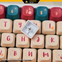 Keycap pbt chủ đề Giáng Sinh profile FOA cạnh dày 1.6mm