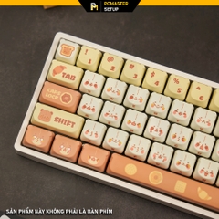 Keycap bánh quy gấu profile EAO
