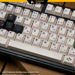 Keycaps pbt Nintendo NES White ( Profile Cherry /PBT /dyesub 5D )