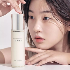 Nước Hoa Hồng Rau Má Làm Dịu, Dưỡng Sáng Da Dr.Pepti+ Centella Toner 180ml