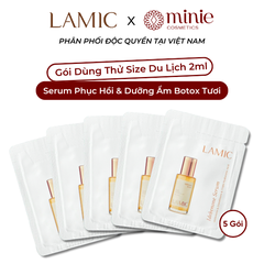 Serum cấp ẩm, hỗ trợ dưỡng trắng và phục hồi da botox tươi LAMIC 35ml