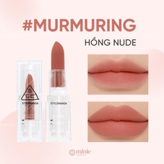 Son Thỏi Lì, Lên Màu Chuẩn 3CE Clear Layer Edition 3.5G