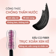 Mascara Uốn Mi, Làm Dài Và Dày Mi Tức Thì Maybelline The Falsies Lash Lift Waterproof - Very Black 8.6ml
