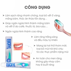 Kem Đánh Răng Eucryl Làm Trắng Răng Hương Bạc Hà Tooth Paste Freshmint