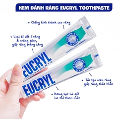 Kem Đánh Răng Eucryl Làm Trắng Răng Hương Bạc Hà Tooth Paste Freshmint