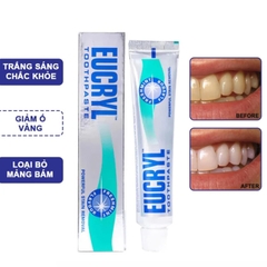 Kem Đánh Răng Eucryl Làm Trắng Răng Hương Bạc Hà Tooth Paste Freshmint