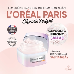 Kem Dưỡng Ban Ngày Hỗ Trợ Mờ Thâm Nám L'Oreal Glycolic Bright Glowing Cream Day