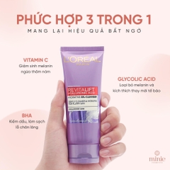 Sữa Rửa Mặt L'Oreal Paris Cấp Ẩm Và Căng Mịn Da 100ml Revitalift Hyaluronic Acid Hydrating Gel-Cleanser