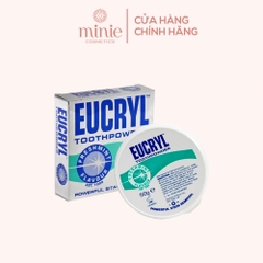 Bột Làm Trắng Răng Eucryl Hương Bạc Hà 50g Tooth Powder Freshmint