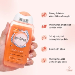 Dung Dịch Vệ Sinh Phụ Nữ Dưỡng Ẩm Cân Bằng Độ pH Femfresh Daily Intimate Wash