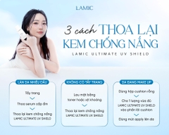 Kem chống nắng dưỡng ẩm LAMIC Ultimate UV Shield SPF50+ PA++++ 50ml - Minie - Chọn đúng. Đẹp bền.