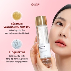 Nước cân bằng làm sáng, mờ nếp nhăn B.O.M Peptide Power Toner 150ml