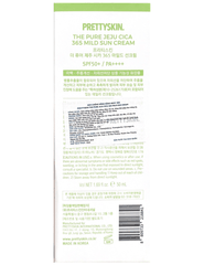 Kem chống nắng rau má PRETTY SKIN The Pure Jeju Cica 365 Mild Sun Cream SPF50+ PA++++ 50ml