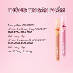 Son gương bóng COLORKEY Airy Lip Mirror Series 1.7g