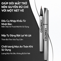 Bút kẻ mắt nước siêu mảnh COLORKEY Floating Color Liquid Eyeliner 0.5ml