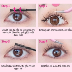Keo dán và gỡ mi giả hai đầu 2in1 Mlen Diary Lash Bond & Remover 4gx2