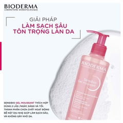 Gel Rửa Mặt Ngăn Ngừa Mụn Cho Da Hỗn Hợp Bioderma Sebium Gel Moussant