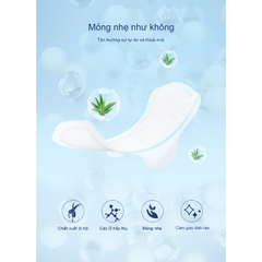Băng vệ sinh hằng ngày siêu mềm mại hương trà Aiwina 160mm 8 miếng