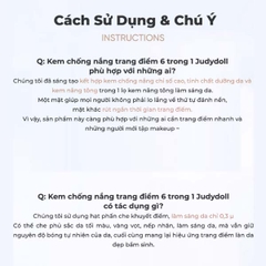 Kem chống nắng nâng tone và dưỡng ẩm Judydoll Sun Defense Tinted Moisturizer SPF50+ PA++++ 40g