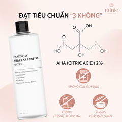 Nước Tẩy Trang Dành Cho Da Dầu Mụn Caryophy Smart Cleansing Water