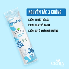 Bông Tẩy Trang Ceiba 100% Chất Liệu Cotton 140 miếng