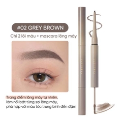 Chì kẻ mày kết hợp mascara lông mày Judydoll Duo Eyebrow Pencil 2in1