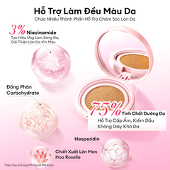 Cushion chống nắng mỏng nhẹ COLORKEY Long Lasting Flawless Brightening Cushion Cream SPF50+ PA++++