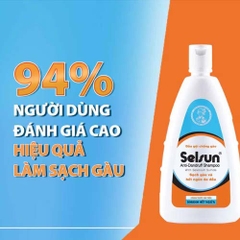 Dầu gội giảm gàu, sạch nấm Selsun 1% Selenium Sulfide Anti-Dandruff Shampoo 100ml
