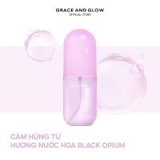 Xịt dưỡng tóc Grace And Glow Silky Hair Mist Spray Black Opium 100ml
