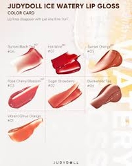 Son bóng dưỡng ẩm môi Judydoll Ice-Iron Watery Glow Lip Gloss