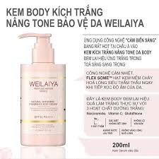 Kem dưỡng trắng da body hoa hồng WEILAIYA Natural Whitening Fragrance 200ml
